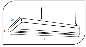 Sarkıt Linear Armatürler - VK117 120LED S
