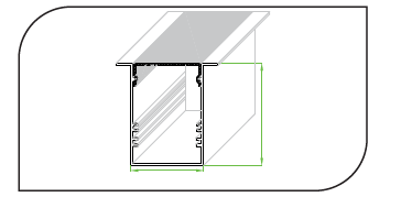 Recessed Linear Luminaire - VK309 100LED
